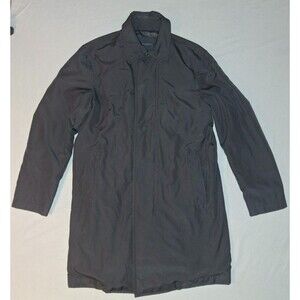 Banana Republic Women’s Waterproof Trench Jacket Black Polyester Nylon Sz Small